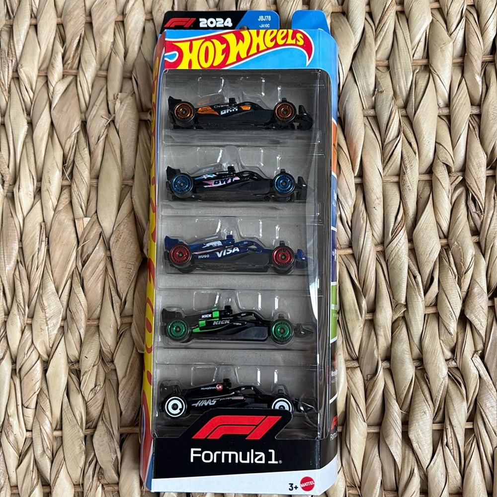 Hot Wheels 5 Pack Formula 1 McLaren Alpine Red Bull Sauber Haas F1 Racing Car 🆕